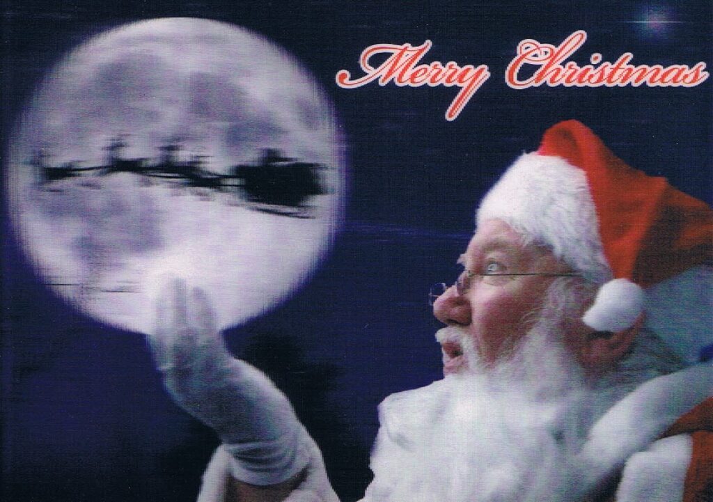 Holiday 3D lenticular postcard